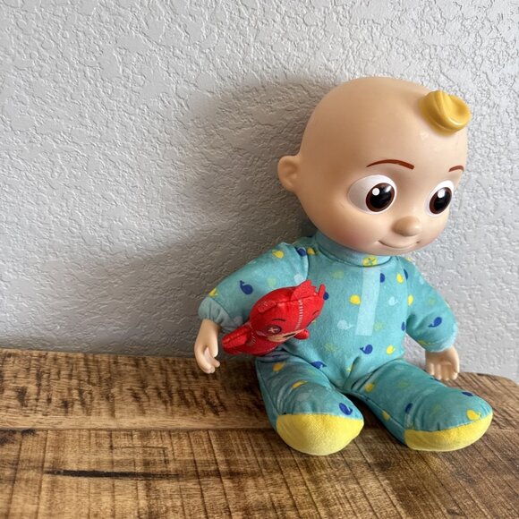 Cocomelon - JJ Doll Bedtime Plush Musical Singing Toy Red Teddy Bear 13" WORKING - Picture 3 of 7